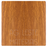 Placa com Cega + Suporte 4x4 - Novara Cumaru